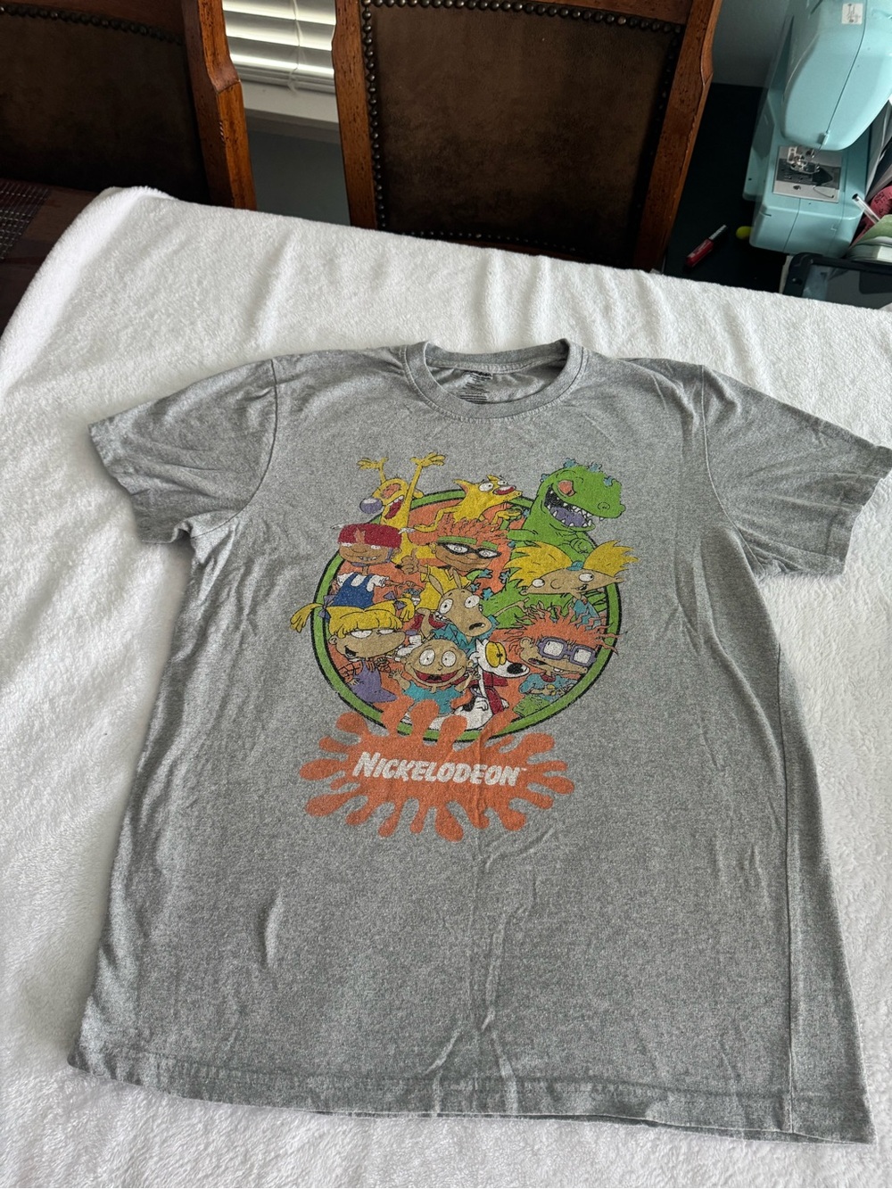& Other Stories Gray Nickelodeon Rugrats Graphic Tee with Multicolor Print